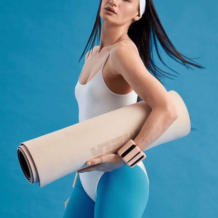 Нескользящий коврик для йоги и фитнеса MELA