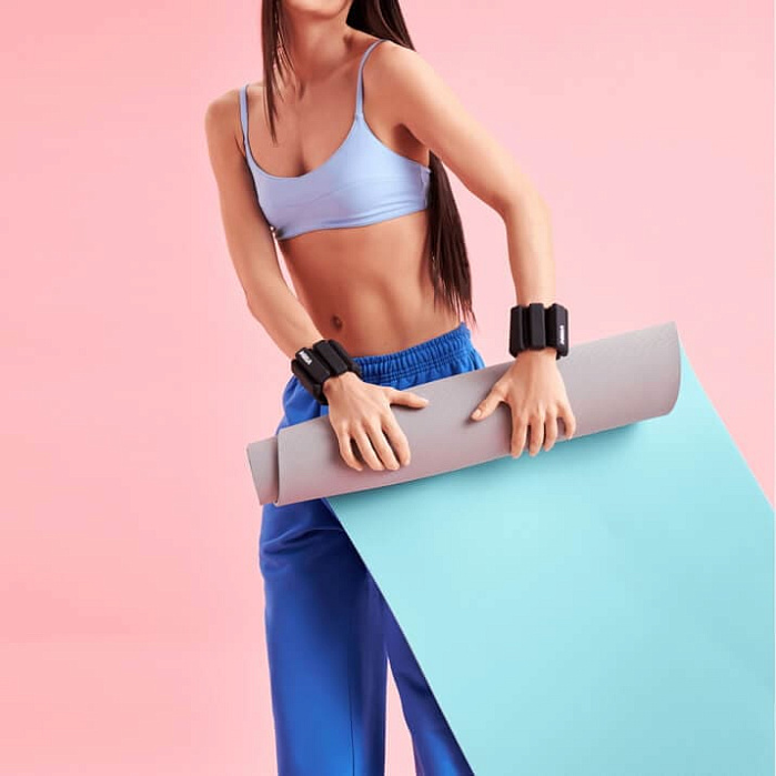 Нескользящий коврик для йоги и фитнеса MELA